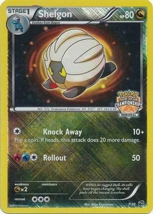 Shelgon (7/20) (Regional Championship) [Black & White: Dragon Vault] - Trinity Hobby