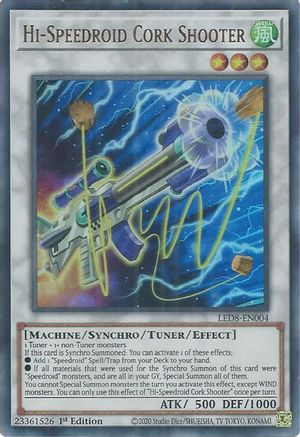Hi-Speedroid Cork Shooter [LED8-EN004] Ultra Rare - Trinity Hobby