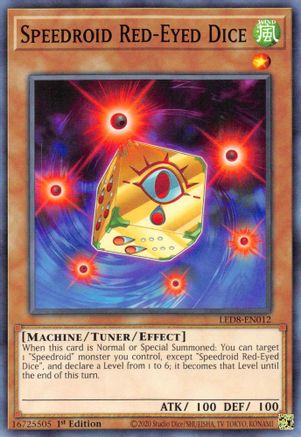 Speedroid Red-Eyed Dice [LED8-EN012] Common - Trinity Hobby