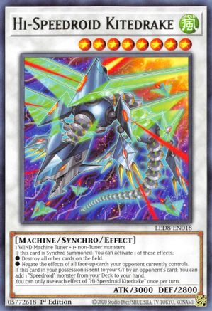 Hi-Speedroid Kitedrake [LED8-EN018] Rare - Trinity Hobby