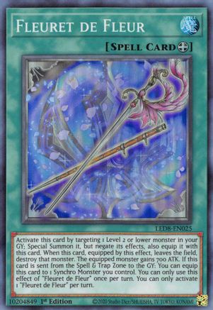Fleuret de Fleur [LED8-EN025] Super Rare - Trinity Hobby