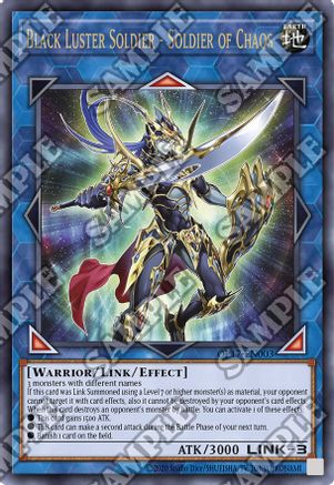 Black Luster Soldier - Soldier of Chaos [OP17-EN003] Ultimate Rare - Trinity Hobby