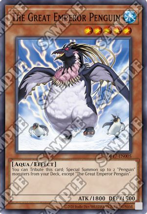 The Great Emperor Penguin [OP17-EN005] Super Rare - Trinity Hobby