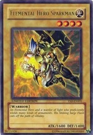 Elemental HERO Sparkman [YSD-ENS01] Ultra Rare - Trinity Hobby