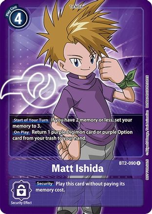 Matt Ishida [BT2-090] (Official Tournament Pack Vol.3) [Release Special Booster Promos] - Trinity Hobby
