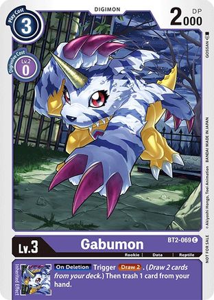 Gabumon [BT2-069] (Official Tournament Pack Vol.3) [Release Special Booster Promos] - Trinity Hobby