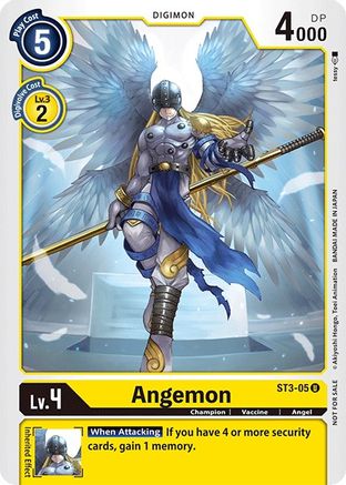 Angemon [ST3-05] (Official Tournament Pack Vol.3) [Starter Deck: Heaven's Yellow Promos] - Trinity Hobby
