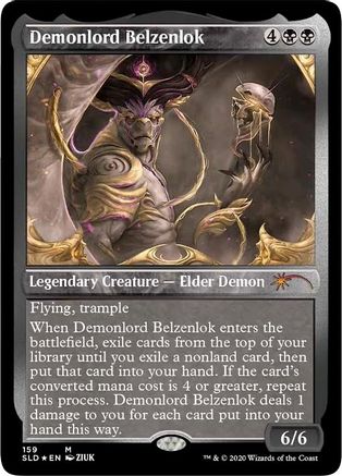 Demonlord Belzenlok (Foil Etched) (SLD-159) - [Secret Lair Drop Series] Foil - Trinity Hobby
