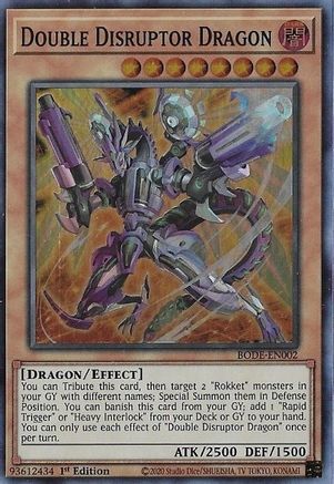 Double Disrupter Dragon [BODE-EN002] Super Rare - Trinity Hobby