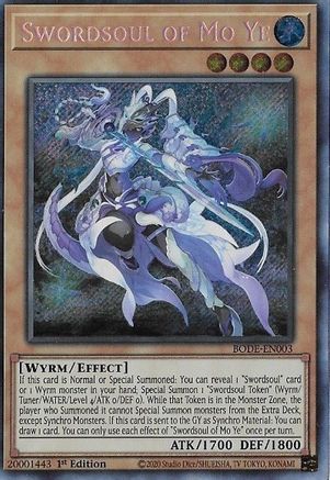 Swordsoul of Mo Ye [BODE-EN003] Secret Rare - Trinity Hobby