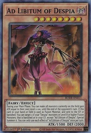 Ad Libitum of Despia [BODE-EN011] Super Rare - Trinity Hobby