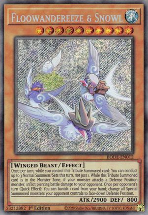Floowandereeze & Snowl [BODE-EN012] Secret Rare - Trinity Hobby