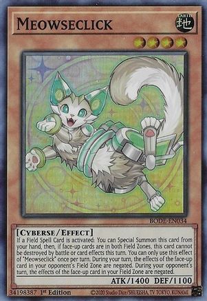 Meowseclick [BODE-EN034] Super Rare - Trinity Hobby