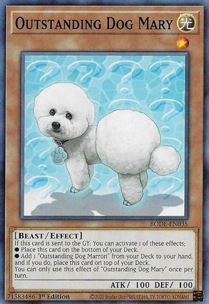 Outstanding Dog Mary [BODE-EN035] Common - Trinity Hobby