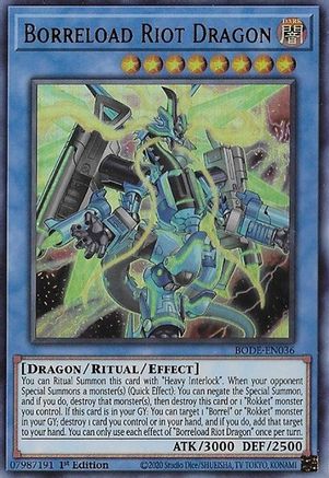 Borreload Riot Dragon [BODE-EN036] Ultra Rare - Trinity Hobby