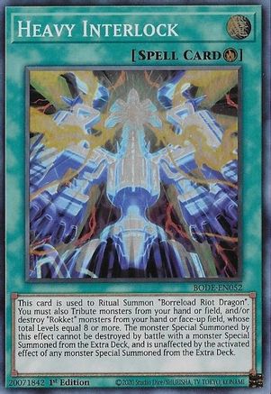 Heavy Interlock [BODE-EN052] Super Rare - Trinity Hobby