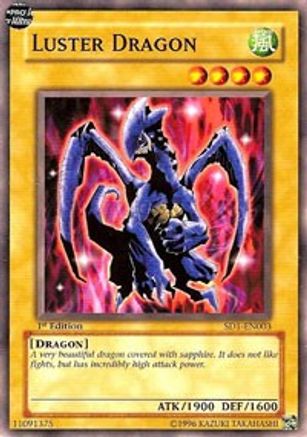 Luster Dragon [SD1-EN003] - Structure Deck: Dragon's Roar 1st Edition - Common / Short Print - Trinity Hobby