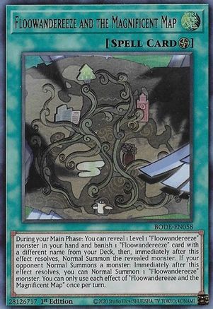 Floowandereeze and the Magnificent Map [BODE-EN058] Ultra Rare - Trinity Hobby