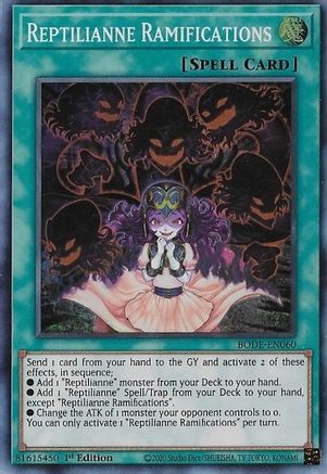 Reptilianne Ramifications [BODE-EN060] Super Rare - Trinity Hobby