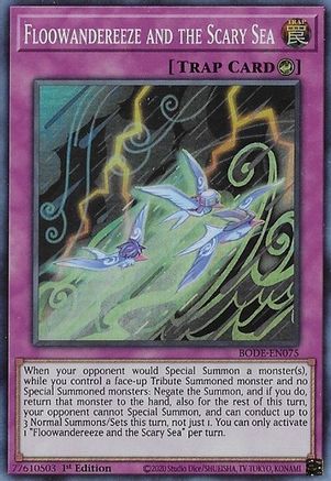 Floowandereeze and the Scary Sea [BODE-EN075] Super Rare - Trinity Hobby