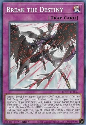 Break the Destiny [BODE-EN076] Common - Trinity Hobby
