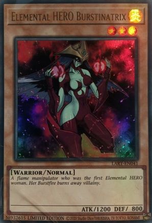 Elemental HERO Burstinatrix [LART-EN041] Ultra Rare - Trinity Hobby