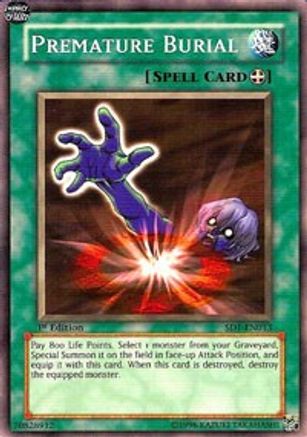 Premature Burial [SD1-EN013] - Structure Deck: Dragon's Roar 1st Edition - Common / Short Print - Trinity Hobby