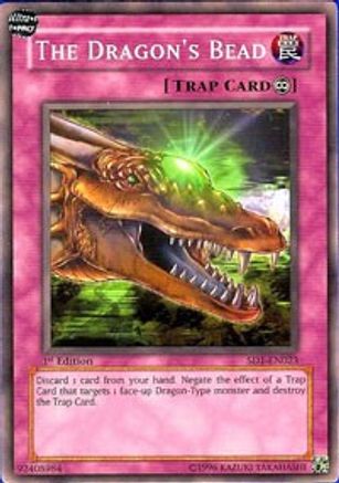The Dragon's Bead [SD1-EN023] - Structure Deck: Dragon's Roar 1st Edition - Common / Short Print - Trinity Hobby