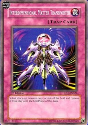 Interdimensional Matter Transporter [SD1-EN026] - Structure Deck: Dragon's Roar 1st Edition - Common / Short Print - Trinity Hobby