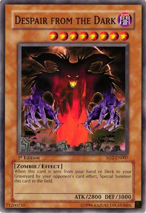 Despair from the Dark [SD2-EN007] - Structure Deck: Zombie Madness Unlimited - Common / Short Print - Trinity Hobby