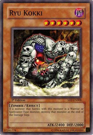 Ryu Kokki [SD2-EN008] - Structure Deck: Zombie Madness 1st Edition - Common / Short Print - Trinity Hobby