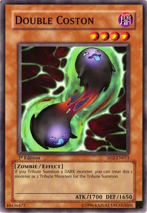 Double Coston [SD2-EN011] - Structure Deck: Zombie Madness Unlimited - Common / Short Print - Trinity Hobby