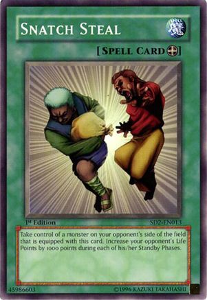 Snatch Steal [SD2-EN013] - Structure Deck: Zombie Madness Unlimited - Common / Short Print - Trinity Hobby