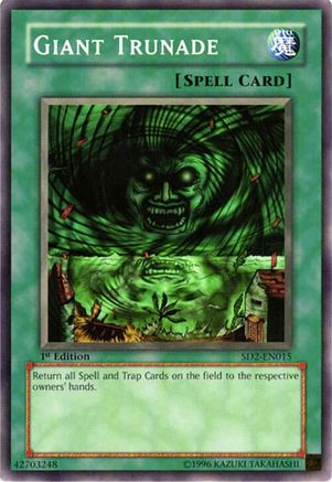 Giant Trunade [SD2-EN015] - Structure Deck: Zombie Madness Unlimited - Common / Short Print