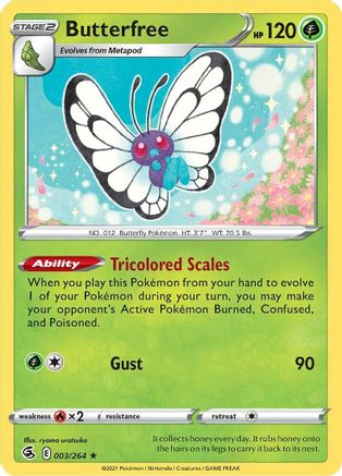 Butterfree (003/264) [Sword & Shield: Fusion Strike] - Trinity Hobby