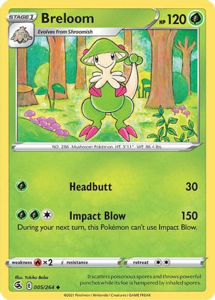 Breloom (005/264) [Sword & Shield: Fusion Strike] - Trinity Hobby