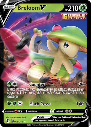 Breloom V (006/264) [Sword & Shield: Fusion Strike] - Trinity Hobby