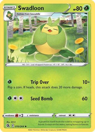 Swadloon (010/264) [Sword & Shield: Fusion Strike] - Trinity Hobby