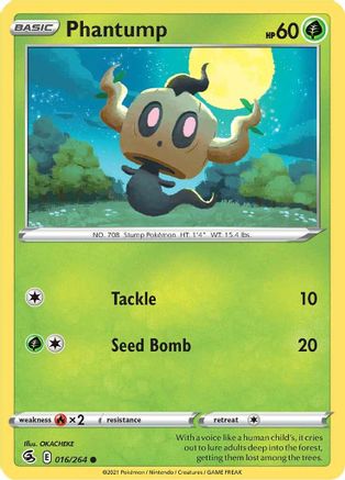 Phantump (016/264) [Sword & Shield: Fusion Strike] - Trinity Hobby