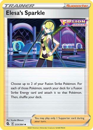 Elesa's Sparkle (233/264) [Sword & Shield: Fusion Strike] - Trinity Hobby
