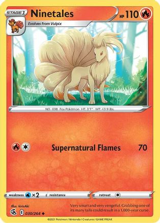 Ninetales (030/264) [Sword & Shield: Fusion Strike] - Trinity Hobby