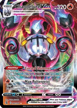 Chandelure VMAX (040/264) [Sword & Shield: Fusion Strike] - Trinity Hobby