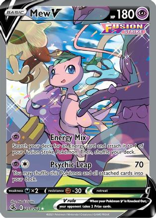 Mew V (251/264) [Sword & Shield: Fusion Strike] - Trinity Hobby
