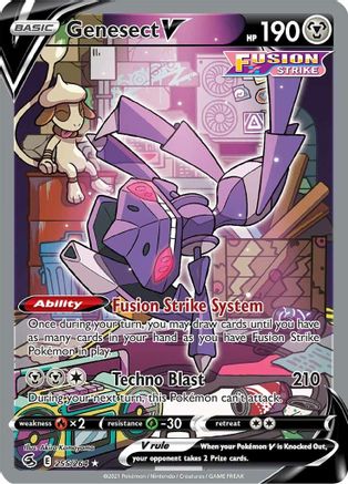 Genesect V (255/264) [Sword & Shield: Fusion Strike] - Trinity Hobby