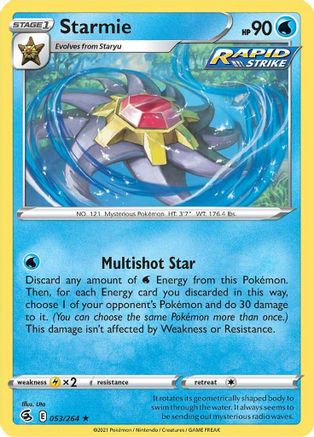 Starmie (053/264) [Sword & Shield: Fusion Strike] - Trinity Hobby