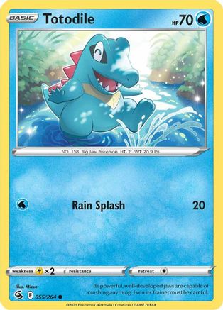 Totodile (055/264) [Sword & Shield: Fusion Strike] - Trinity Hobby