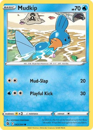 Mudkip (062/264) [Sword & Shield: Fusion Strike] - Trinity Hobby