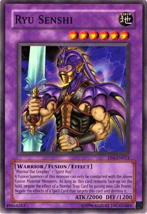 Ryu Senshi [TP6-EN011] - Tournament Pack 6 Unlimited - Common / Short Print - Trinity Hobby
