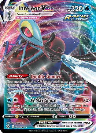 Inteleon VMAX (079/264) [Sword & Shield: Fusion Strike] - Trinity Hobby