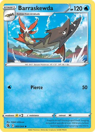 Barraskewda (083/264) [Sword & Shield: Fusion Strike] - Trinity Hobby